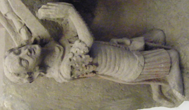 Germany Wurzburg Marienberg Castle Johannes von Steren and wife 1319